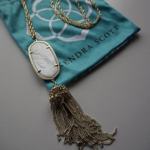 Kendra Scott Rayne Necklace in White Pearl